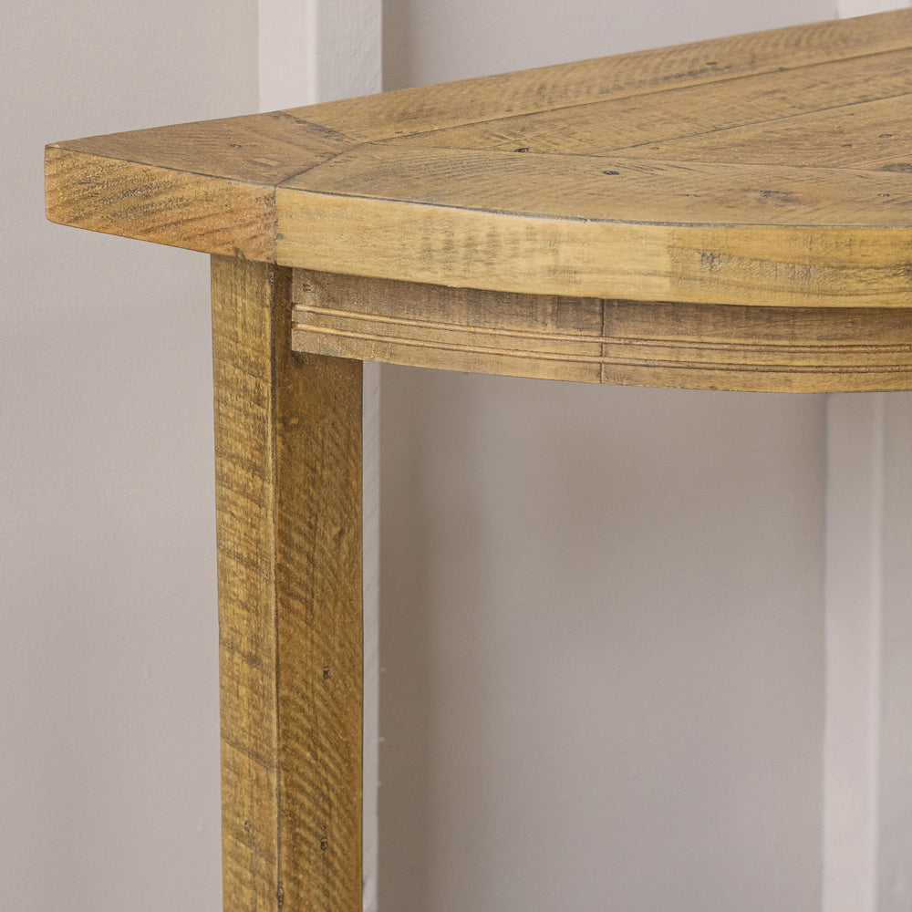 Garden Trading Oxhill Curved Console Table Natural