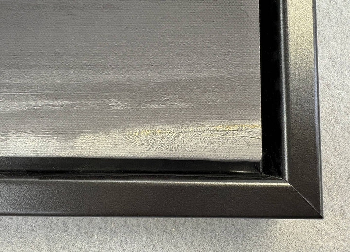 Midnight Lines I Framed Canvas