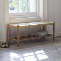 Garden Trading Longworth Hallway Bench Natural