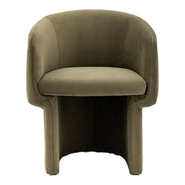 Gallery Interiors Haven Armchair in Moss Green