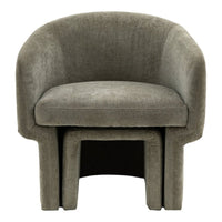 Gallery Interiors Alaric Armchair in Grey