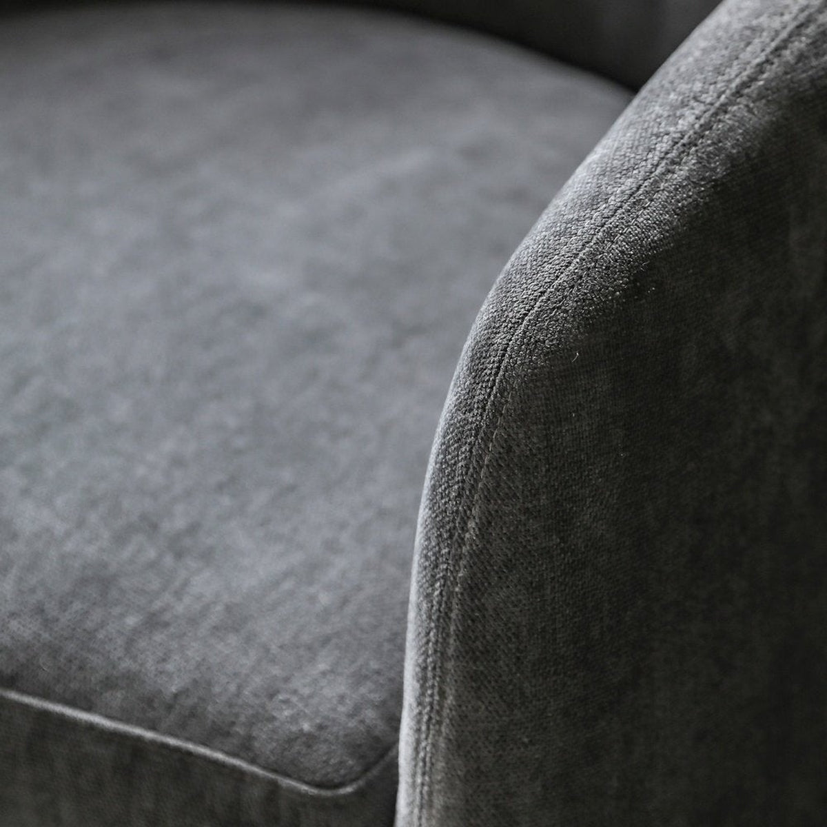 Gallery Interiors Alaric Armchair in Anthracite