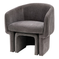 Gallery Interiors Alaric Armchair in Anthracite