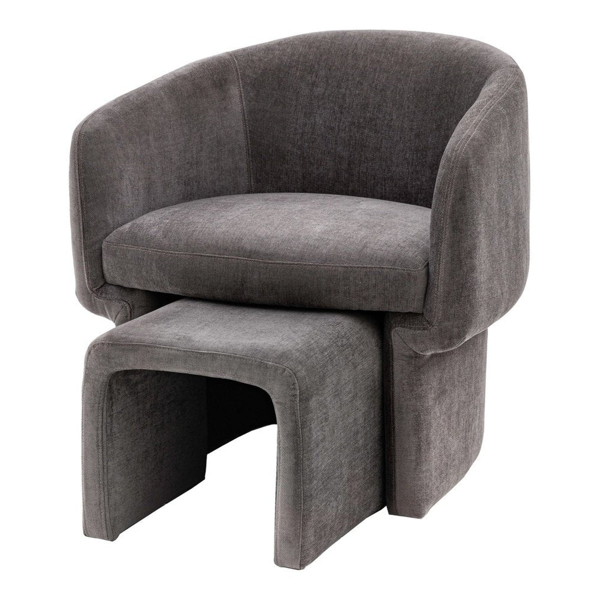 Gallery Interiors Alaric Armchair in Anthracite