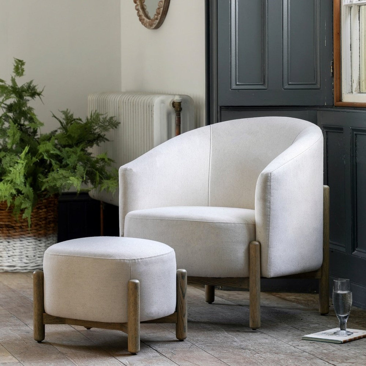 Gallery Interiors Selhurst Armchair in Natural