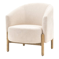 Gallery Interiors Selhurst Armchair in Natural