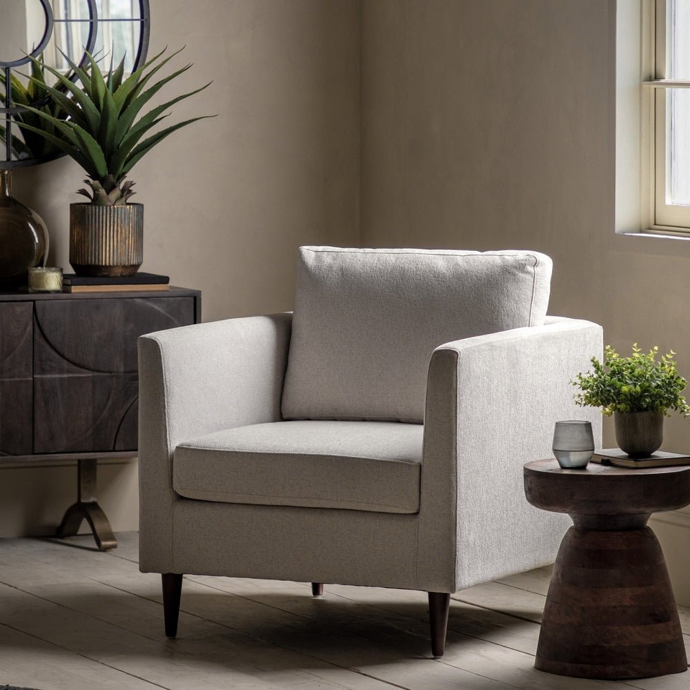 Chesterfield Armchair - Light Grey GalleryDirect 2