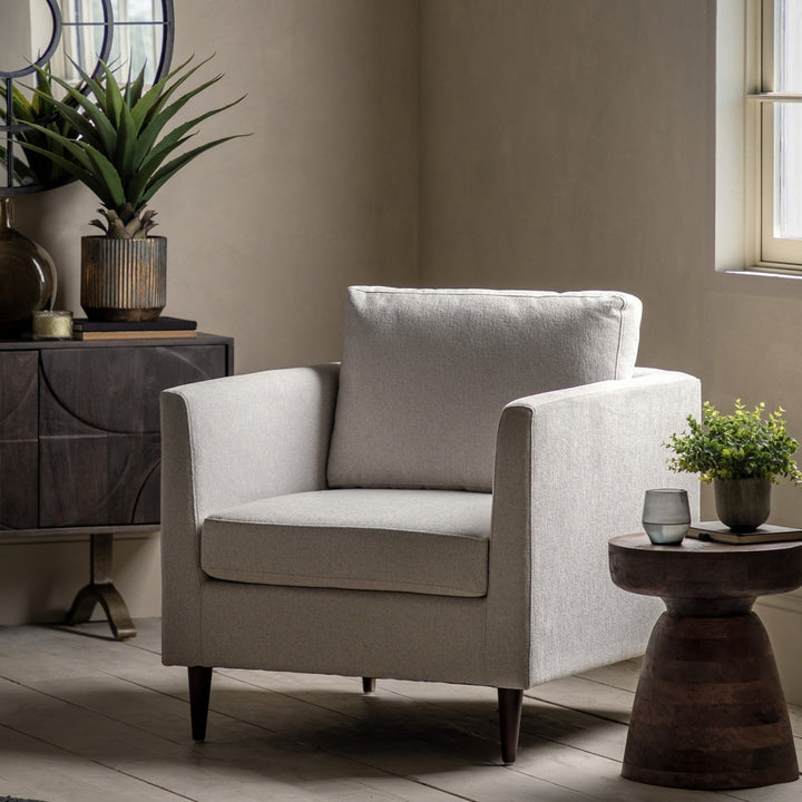 Chesterfield Armchair - Light Grey GalleryDirect 2