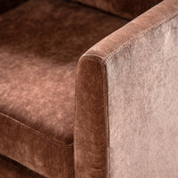 Gallery Interiors Chesterfield Armchair in Rust