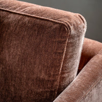 Gallery Interiors Chesterfield Armchair in Rust