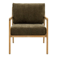 Gallery Interiors Vesper Armchair in Moss Green