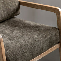 Gallery Interiors Vesper Armchair in Moss Green