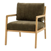 Gallery Interiors Vesper Armchair in Moss Green