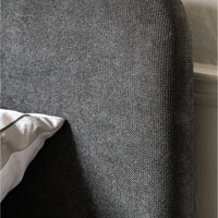 Gallery Interiors Oslin Bedstead in Warm Grey