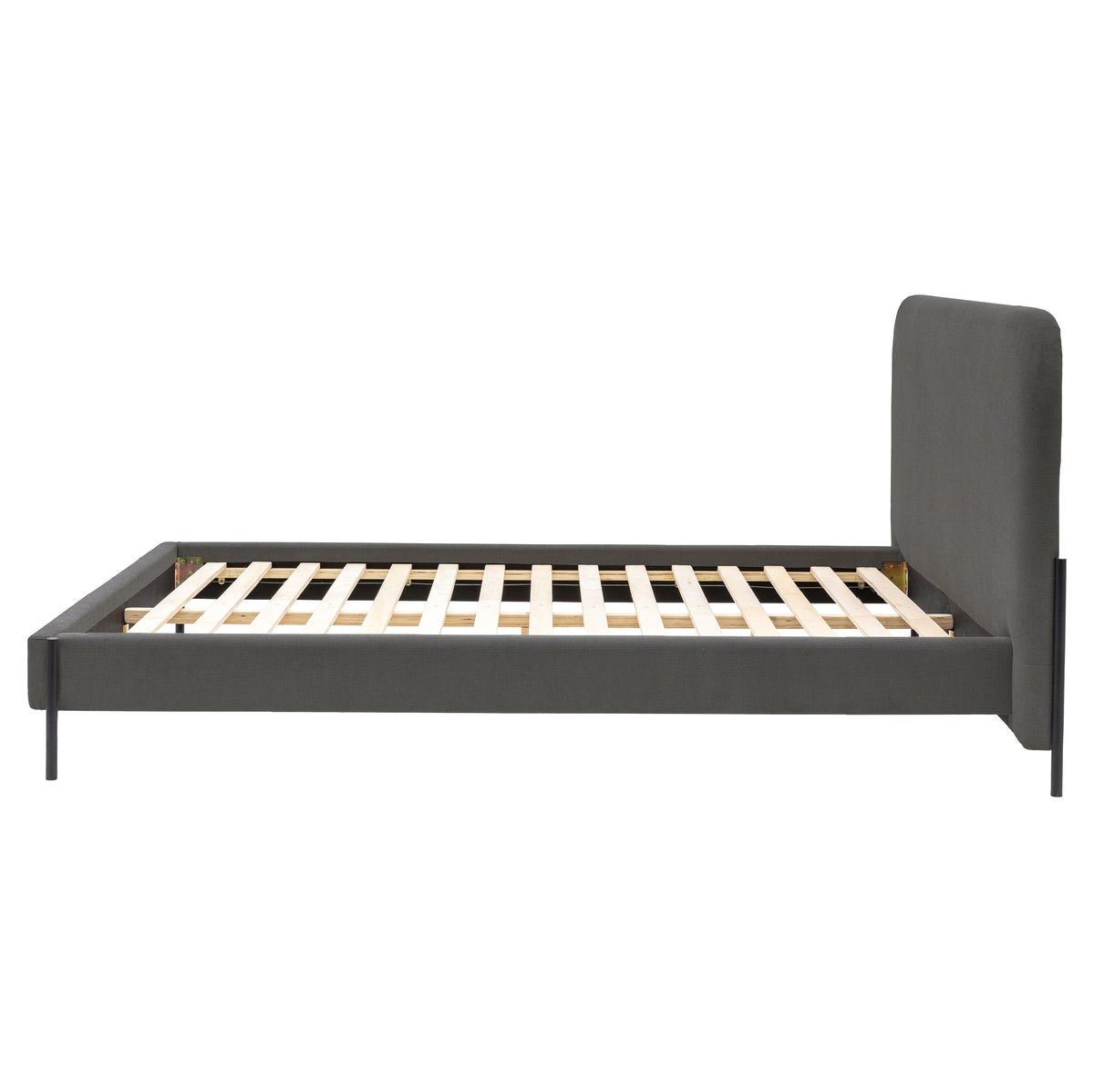 Gallery Interiors Oslin Bedstead in Warm Grey