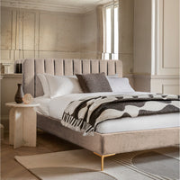 Gallery Interiors Kendra Bed in Latte