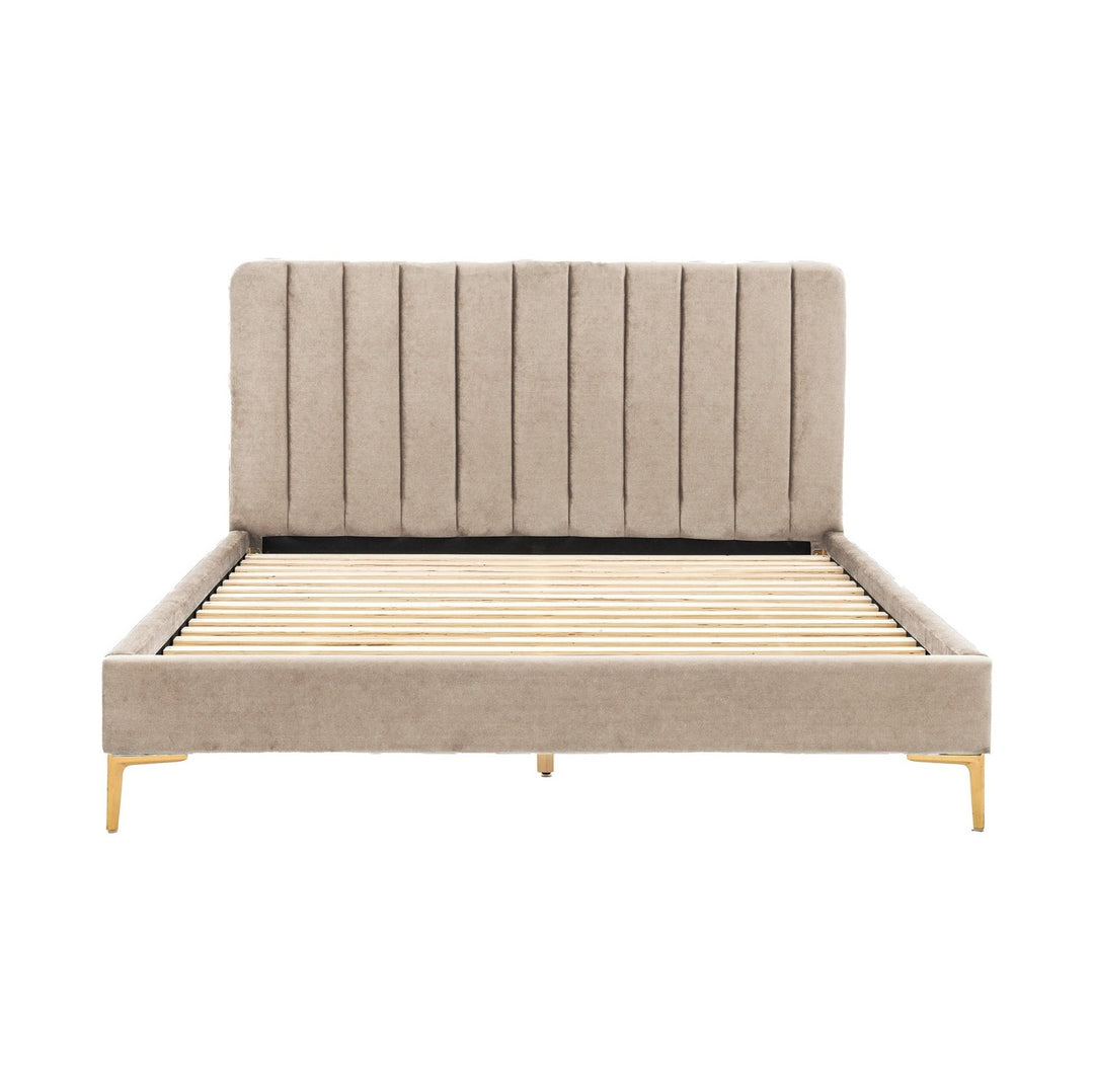 Kendra Bed - Latte GalleryDirect 1