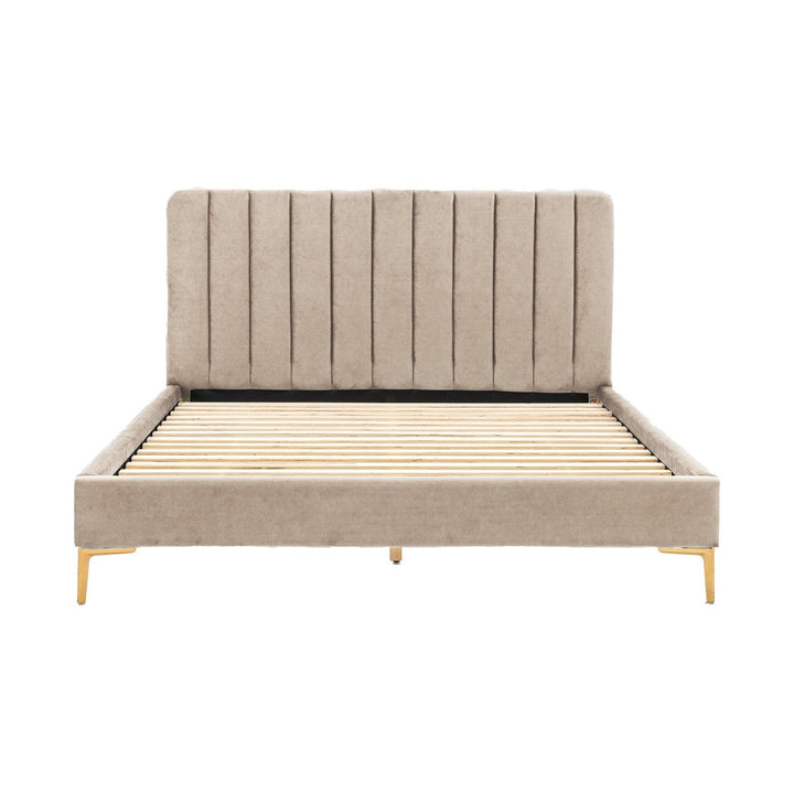Kendra Bed - Latte GalleryDirect 1