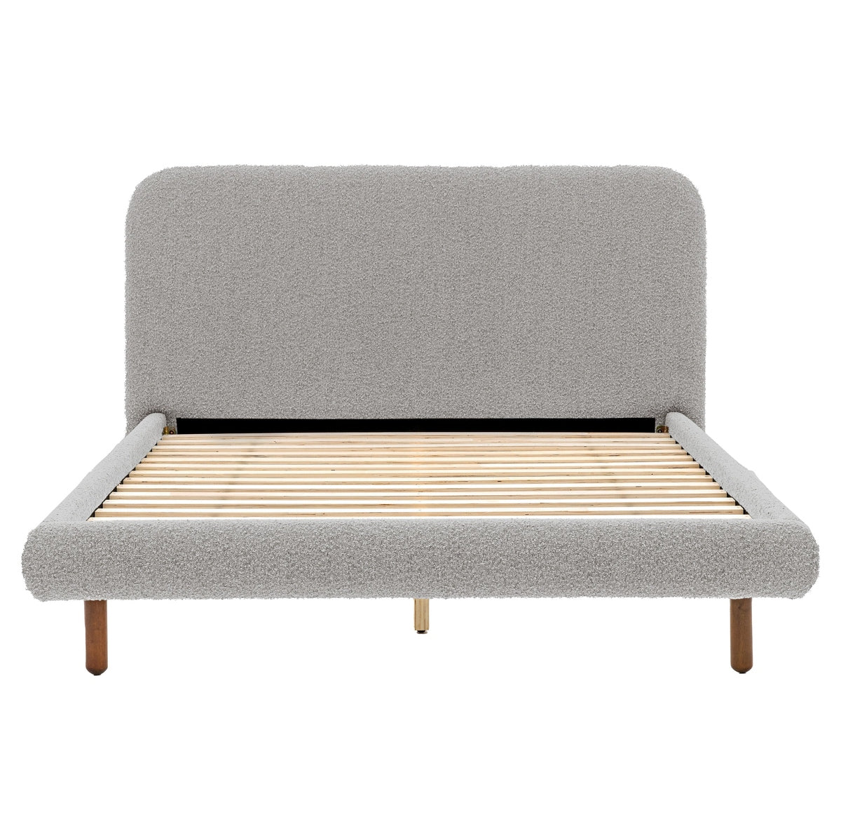 Gallery Interiors Raleigh Bedstead in Stone Grey