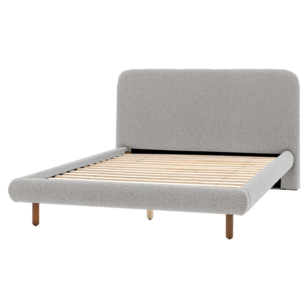 Gallery Interiors Raleigh Bedstead in Stone Grey