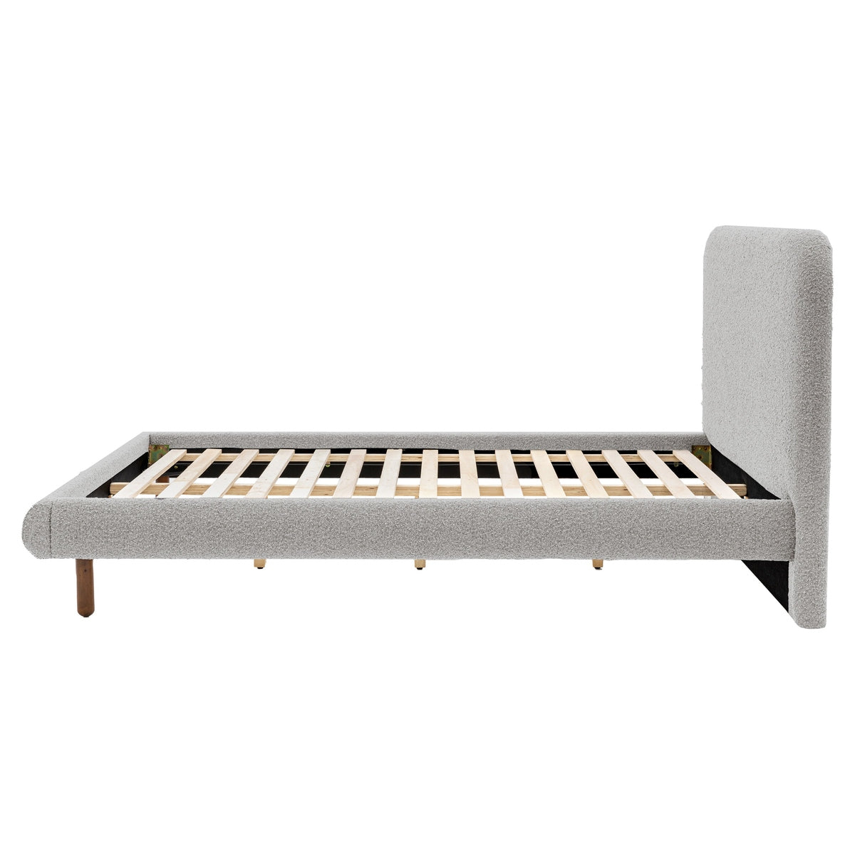 Gallery Interiors Raleigh Bedstead in Stone Grey