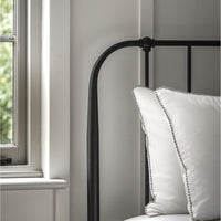 Gallery Interiors Loughborough Bed in Black