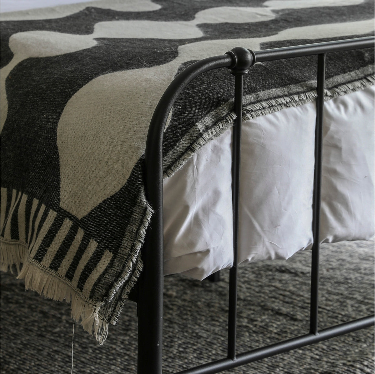 Gallery Interiors Loughborough Bed in Black