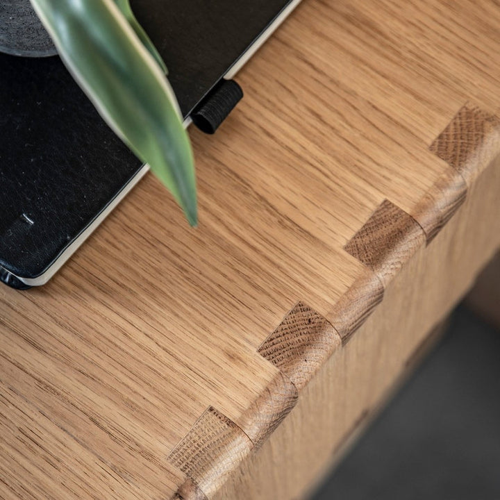 Croft 1 Drawer Bedside - Natural GalleryDirect 5