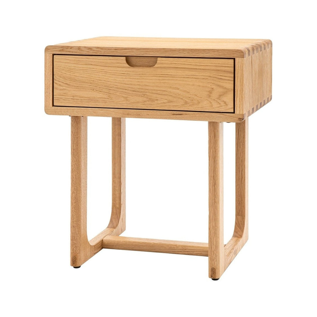 Croft 1 Drawer Bedside - Natural GalleryDirect 6