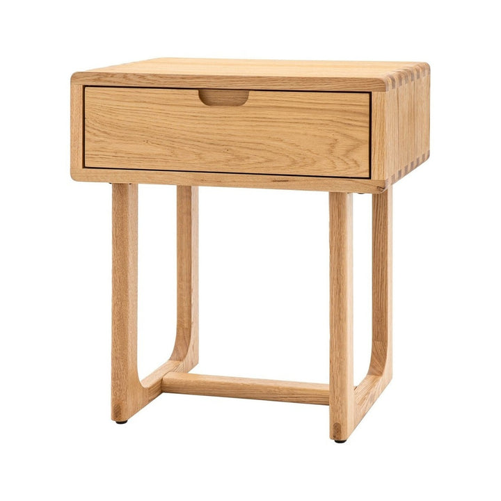 Croft 1 Drawer Bedside - Natural GalleryDirect 6
