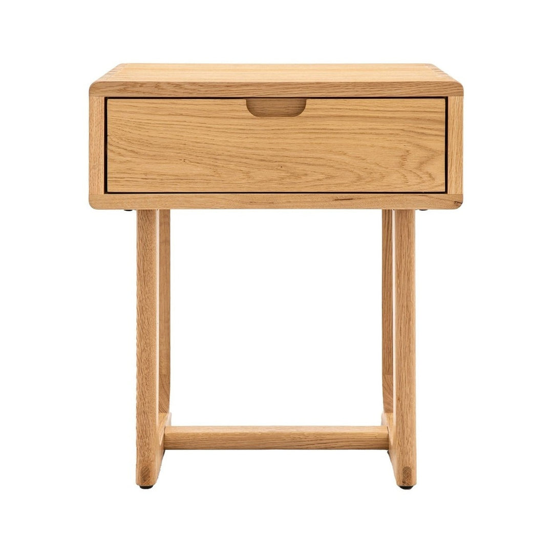 Croft 1 Drawer Bedside - Natural GalleryDirect 1