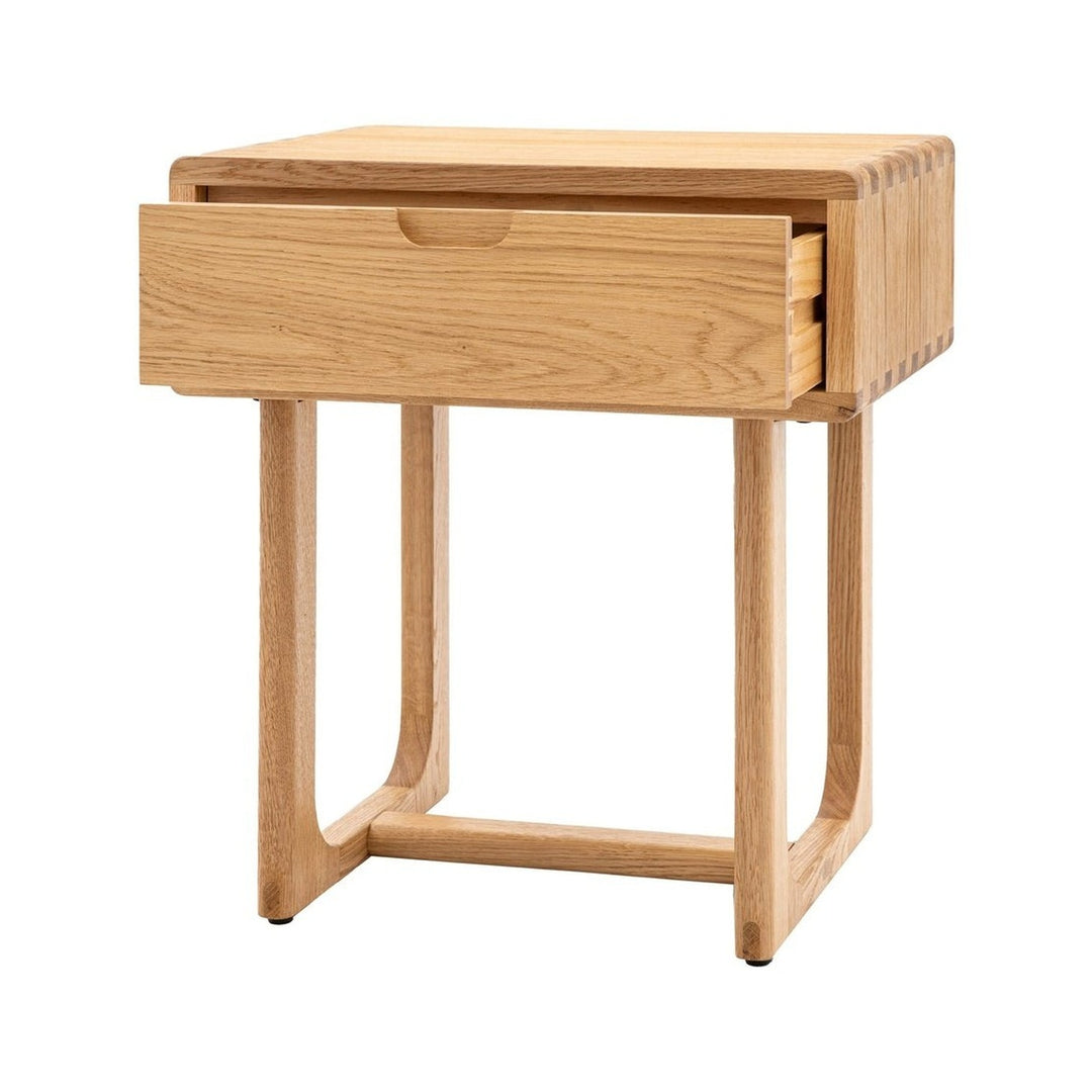 Croft 1 Drawer Bedside - Natural GalleryDirect 7