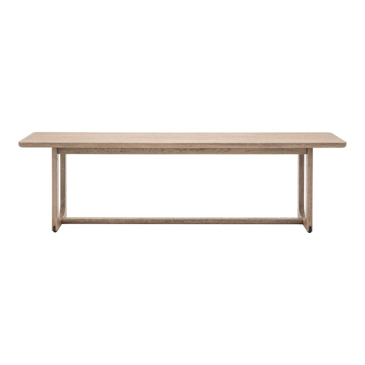 Gallery Interiors Croft Dining Bench in Smoke