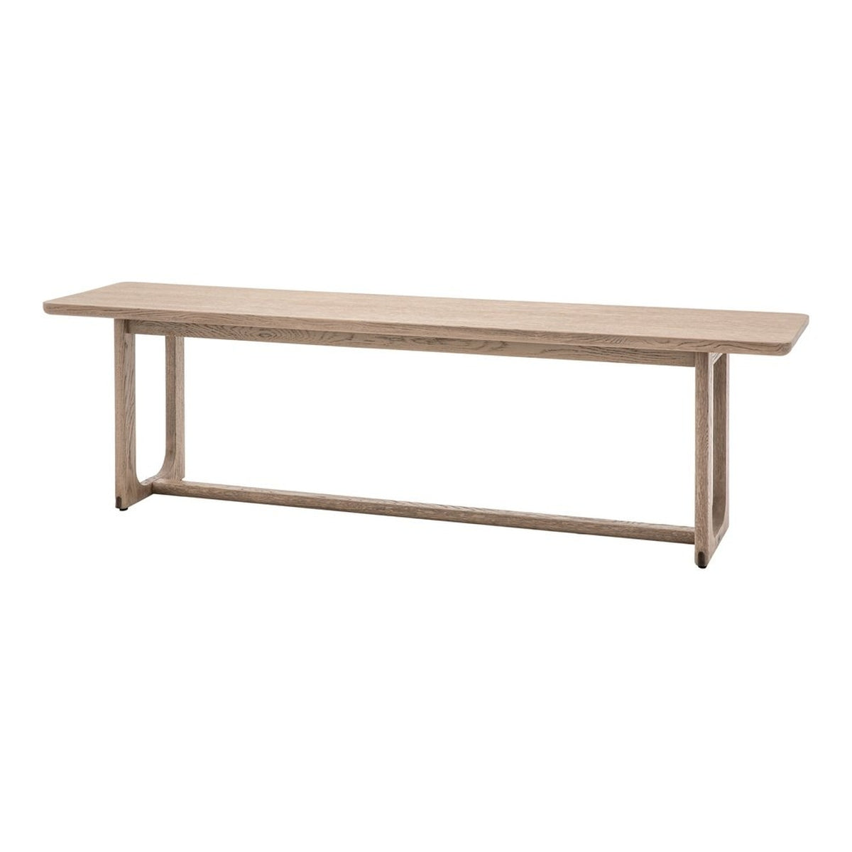 Gallery Interiors Croft Dining Bench in Smoke