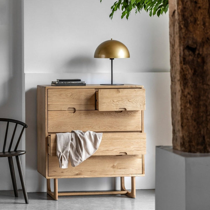Croft 5 Drawer Chest - Natural GalleryDirect 3
