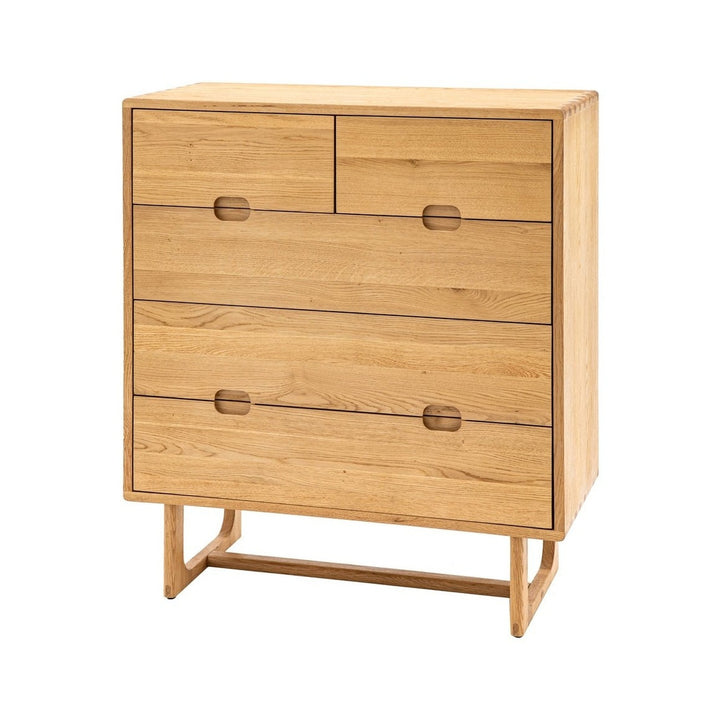 Croft 5 Drawer Chest - Natural GalleryDirect 7