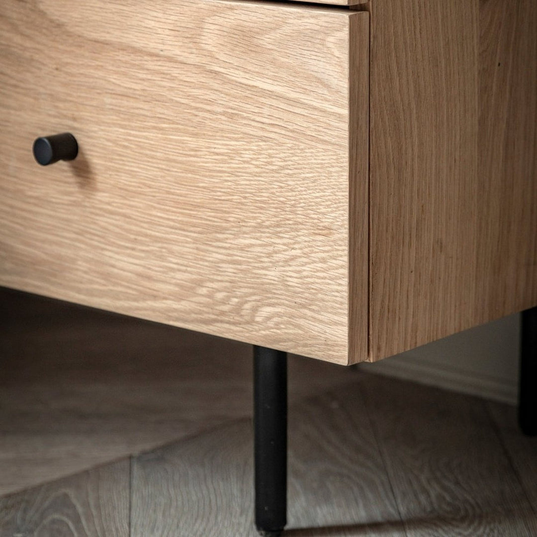 Kingsley 3 Drawer Chest - Natural GalleryDirect 4