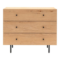 Gallery Interiors Kingsley 3 Drawer Chest in Natural