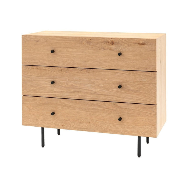Kingsley 3 Drawer Chest - Natural GalleryDirect 5