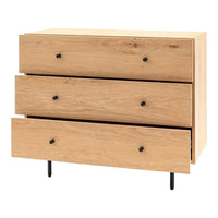 Gallery Interiors Kingsley 3 Drawer Chest in Natural