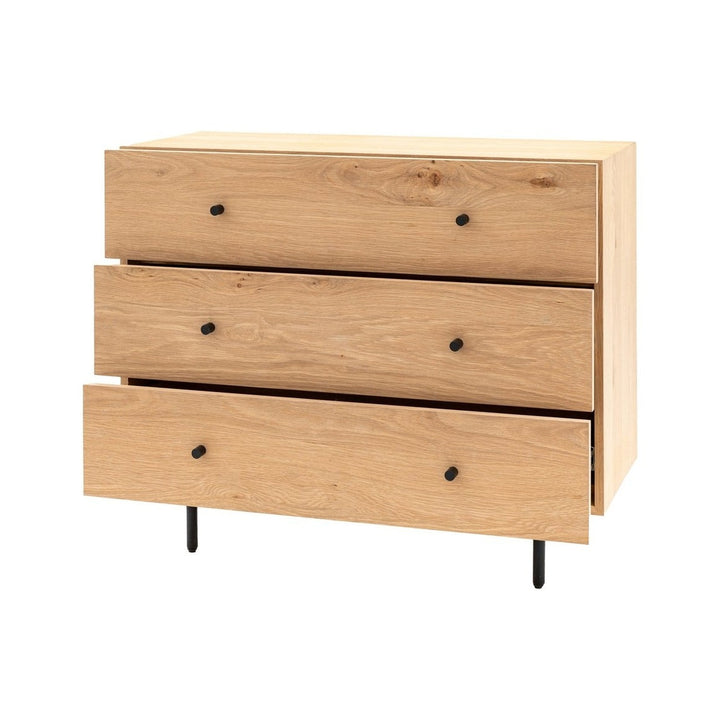 Kingsley 3 Drawer Chest - Natural GalleryDirect 6