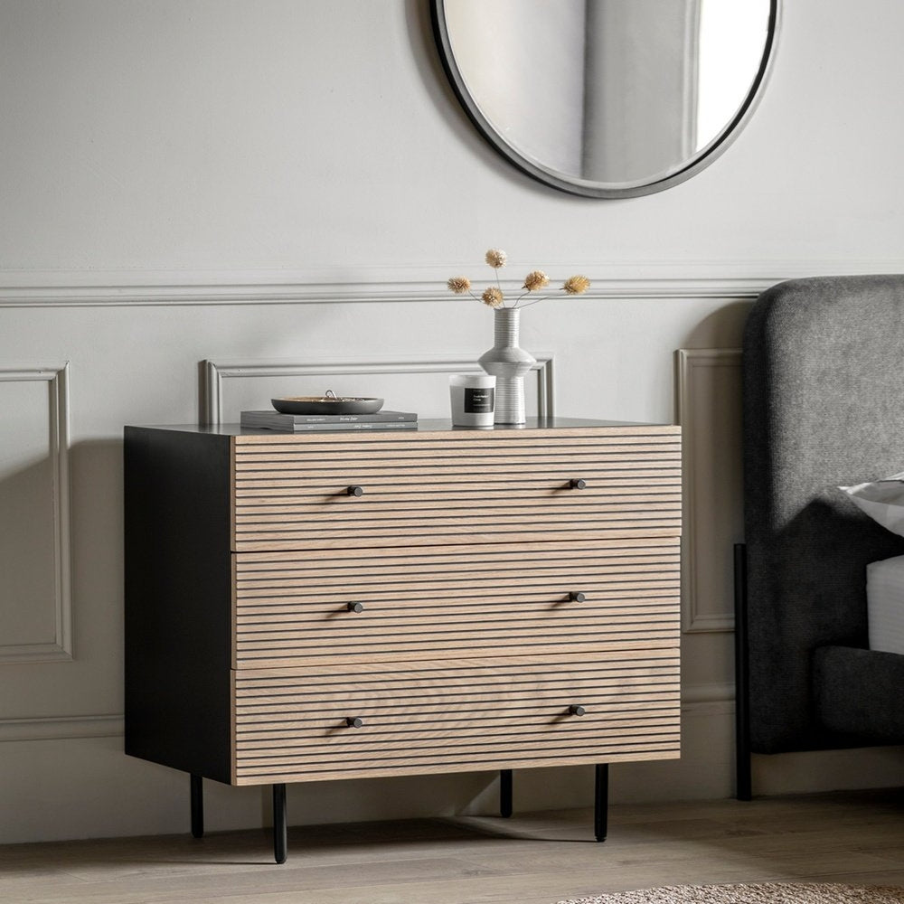 Harlow 3 Drawer Chest GalleryDirect 2