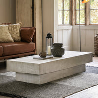 Gallery Interiors Inca Coffee Table in Whitewash