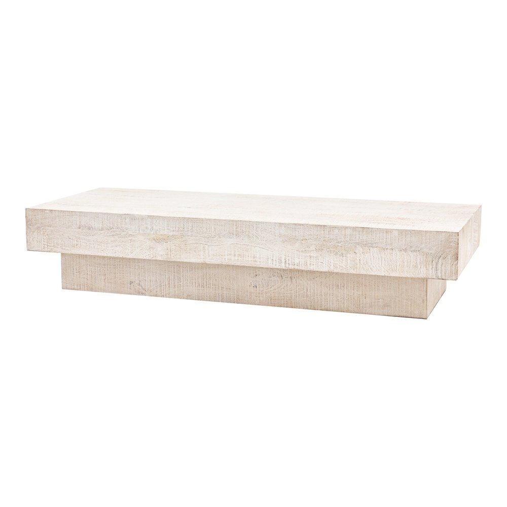 Gallery Interiors Inca Coffee Table in Whitewash
