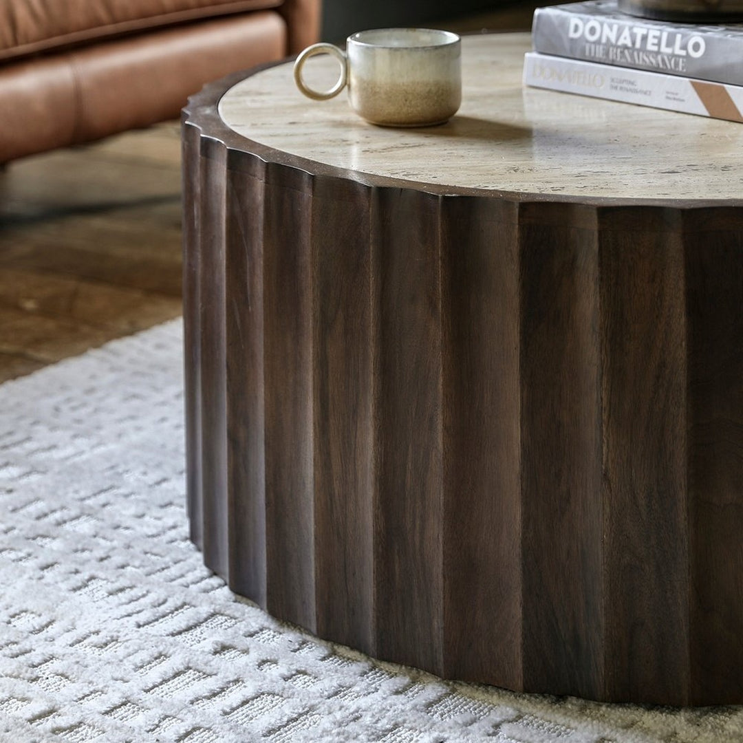 Carmine Round Coffee Table GalleryDirect 3