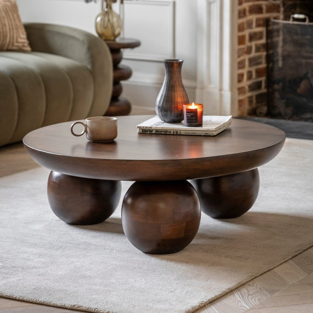 Gallery Interiors Sable Round Coffee Table