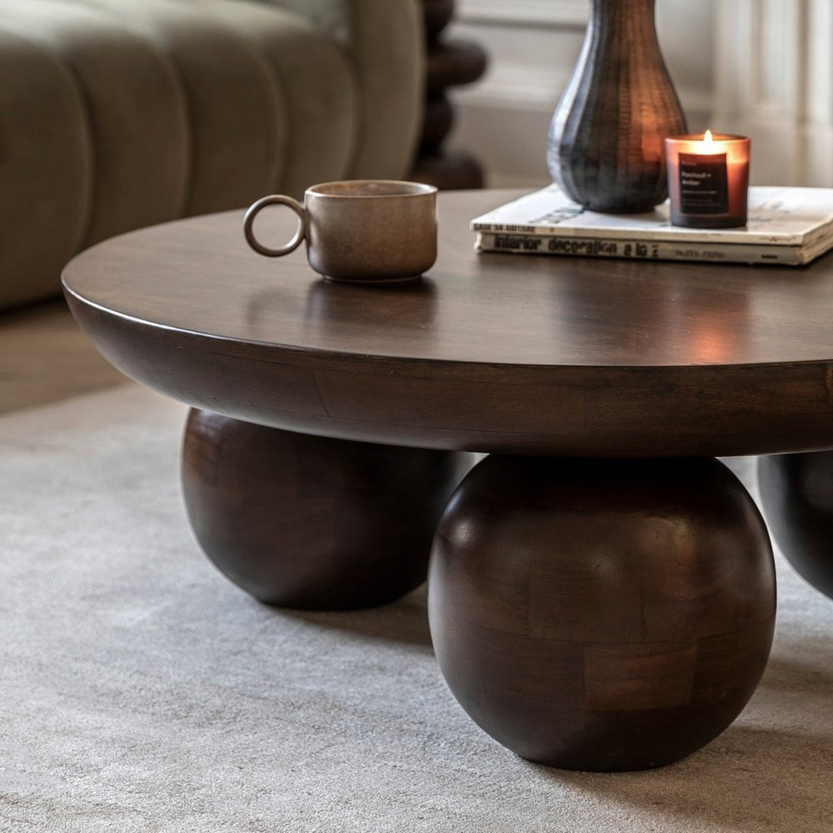 Gallery Interiors Sable Round Coffee Table