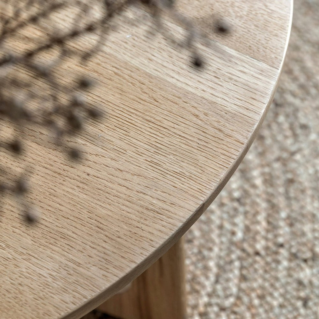 Croft Round Coffee Table - Natural GalleryDirect 6