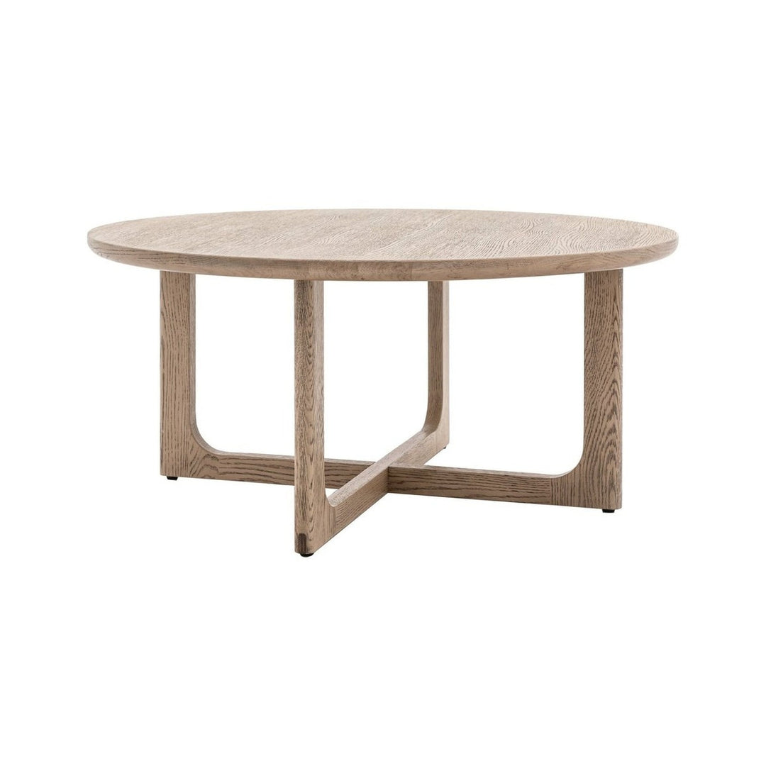 Croft Round Coffee Table - Smoke GalleryDirect 5