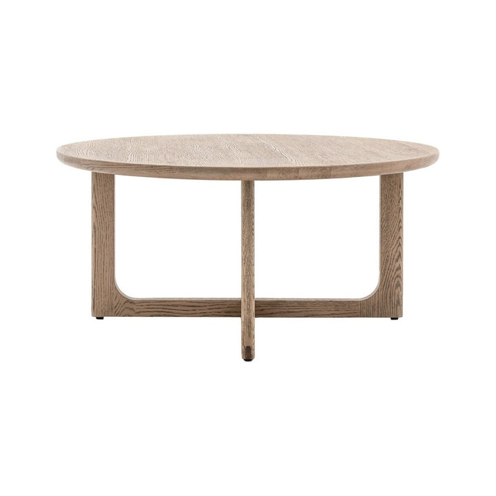 Croft Round Coffee Table - Smoke GalleryDirect 1